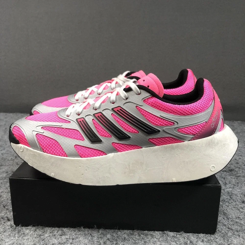 Adidas Adizero Aruku Shoes Womens 8.5 Lucid Pink Silver Running JP5568